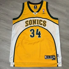 Authentic RAY ALLEN Seattle Sonics Jersey XL 48 Nike Swingman Vintage