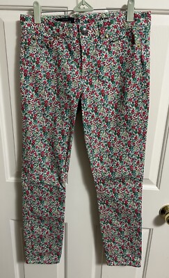 Jeans J.Crew Toothpick Taille 28 – Coupe Skinny, Multicolore, Occasion Très Bon état