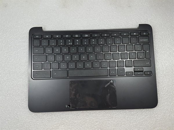 FüR Hp Chromebook 11 G5 917442-031 Uk Englisch Palmrest Tastatur Oberschale Neu-image