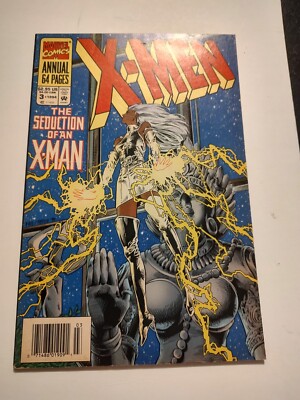 X MEN ANNUAL #3 NEWSSTAND VARIANT ''Heart & Soul.'' Written By Ian Edginton