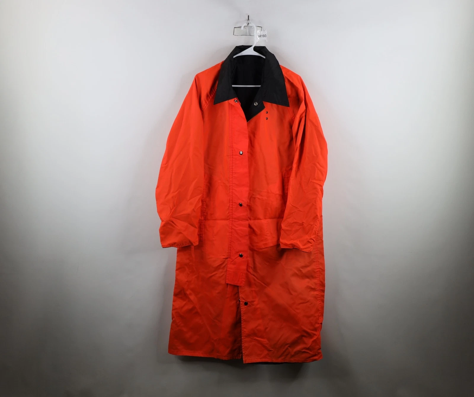 Vtg 70s Streetwear Mens M Distressed Reversible Full Length Windbreaker Jacket