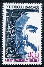 STAMP / TIMBRE FRANCE NEUF LUXE N° 1823 ** CELEBRITE / BARBEY D'AUREVILLY