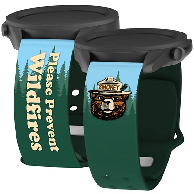 Smokey Bear HD Watch Band Compatible with Samsung Galaxy Watch and More