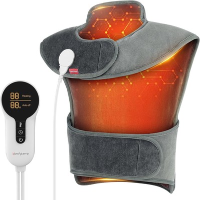 Comfytemp Heating Pad for Back, Weighted Heating Pads for Neck and Shoulders and