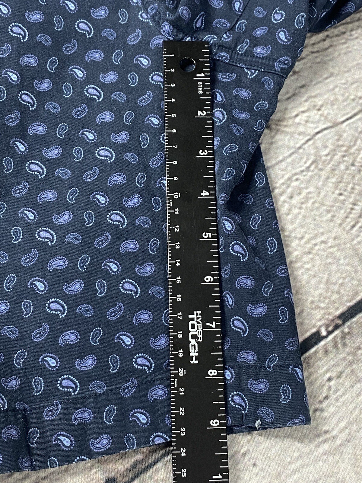 Brooks Brothers Shorts Mens 36 Navy Blue Paisley Bermuda Flat Front Casual thumbnail 8