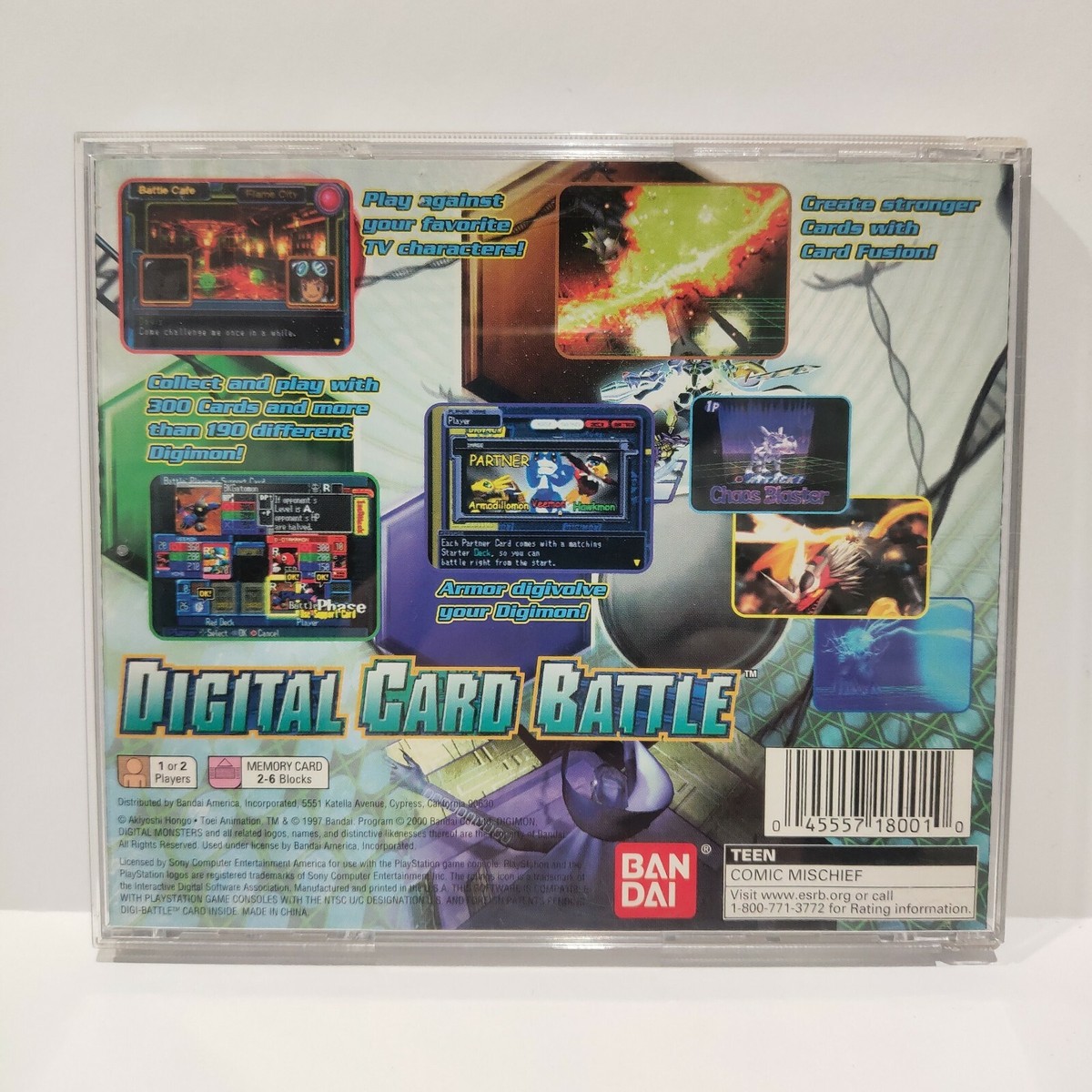 Digimon Card Battle PlayStation 1 PS1 | eBay