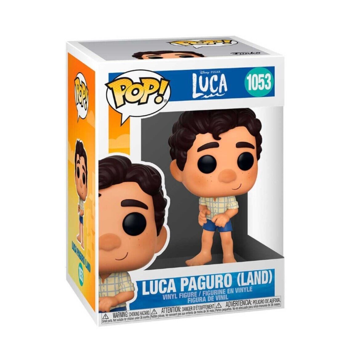 Funko Pop! Disney Luca Paguro (Land) #1053 Vinyl Figure Kids Collectible  Toy New