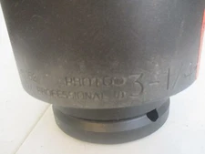  Proto 15052 1-1/2" Drive 3 1/4'' 6-Point Deep Length Professional Impact Socket