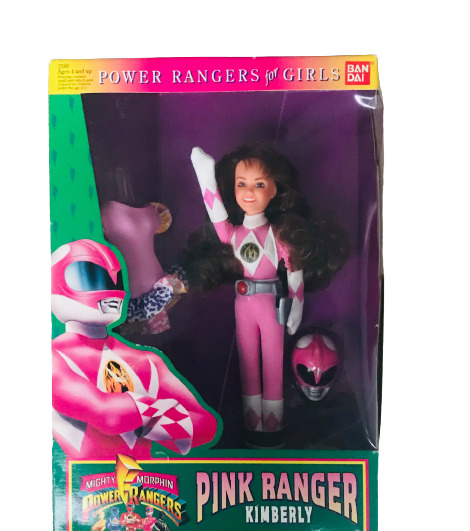  Power Rangers Pink Ranger Kimberly Action Figure  1994 Bandai NEW IN BOX 