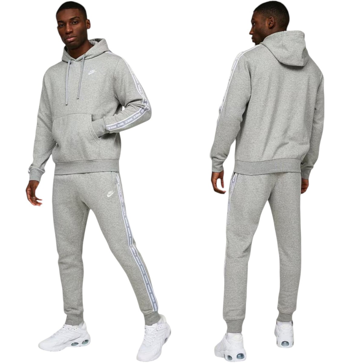 Nike Grey Sweatpants And Hoodie Nike Aries Mens Club Tracksuit