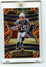 N'Keal Harry 2019 SELECT Concourse Rookie Tiger PRIZM SSP-Case Hit Patriots
