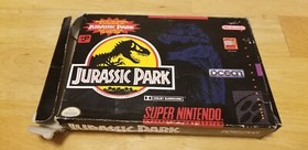 Jurassic Park Complete CIB Box Super Nintendo Entertainment System Nes SNES