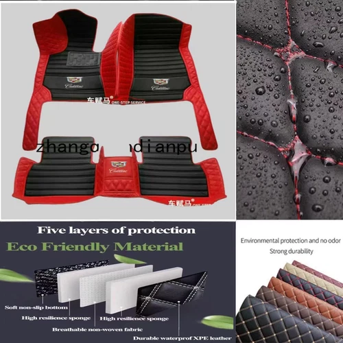 For Cadillac All Models Car Floor Mats Waterproof Front Rear Carpets Auto Mats - Imagen 41 de 41
