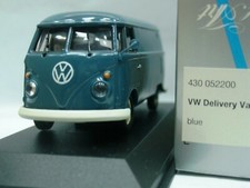 WOW EXTREMELY RARE VW Bulli T1 Face I Delivery Van 1960 Blue 1:43 Minichamps-T2