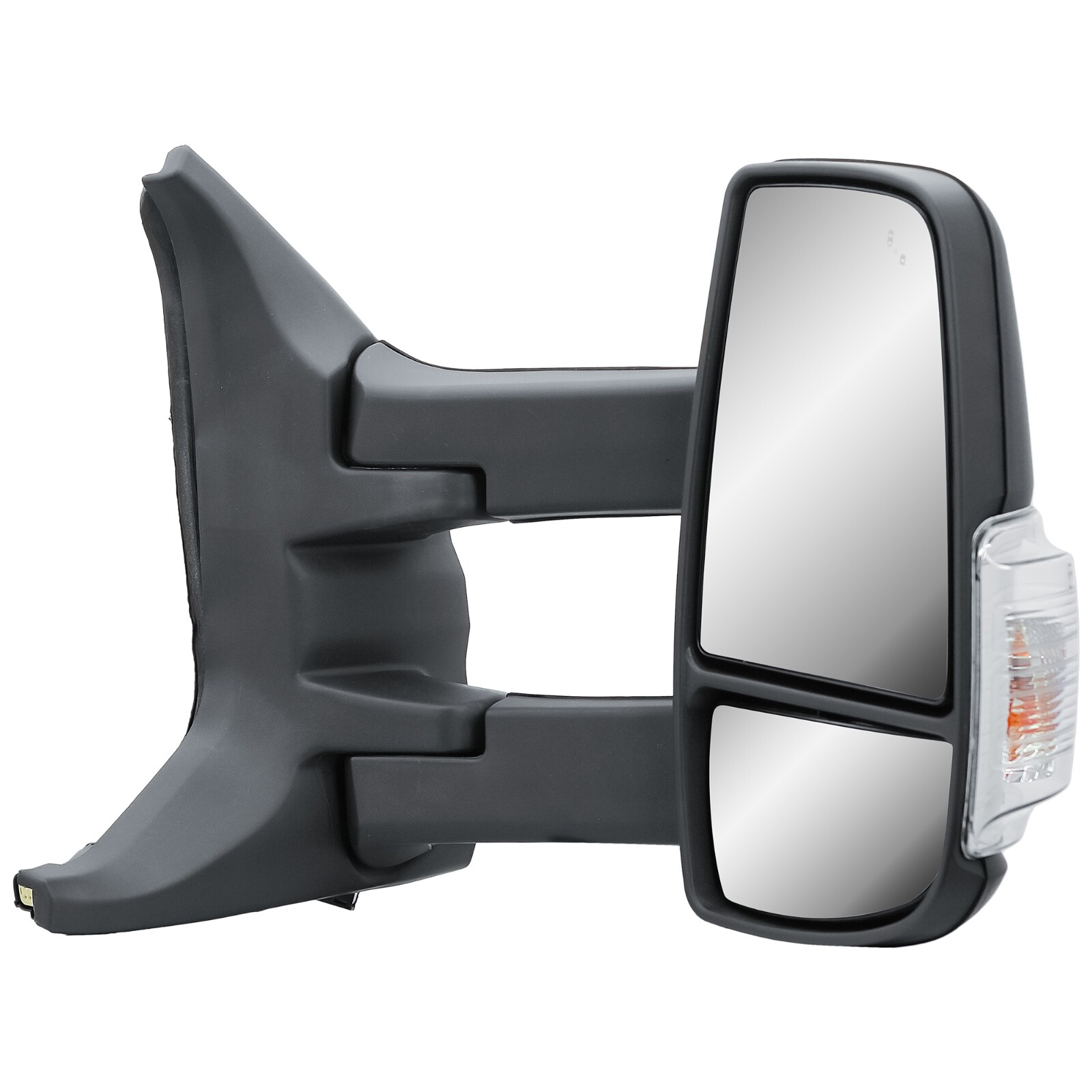 Passenger Right Side Long Arm Mirror with BLIS and Signal For 14-25 Ford Transit
