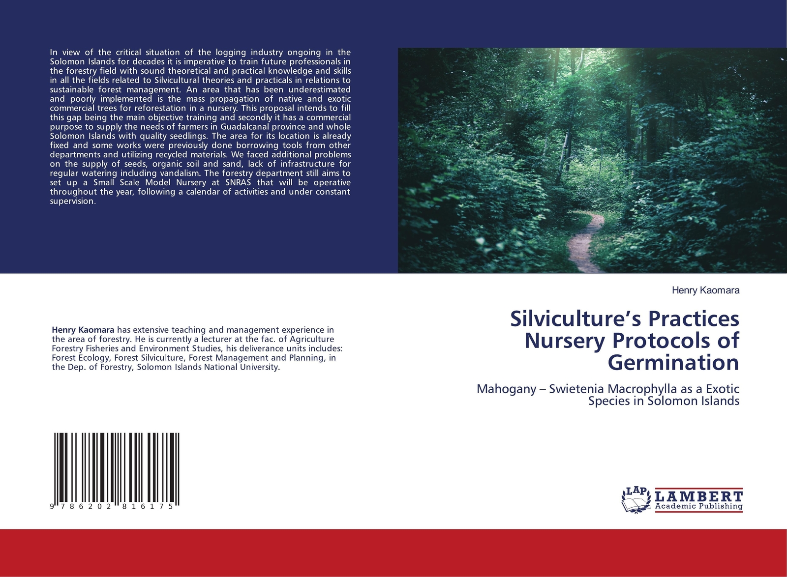 Henry Kaomara | Silviculture¿s Practices Nursery Protocols Of
