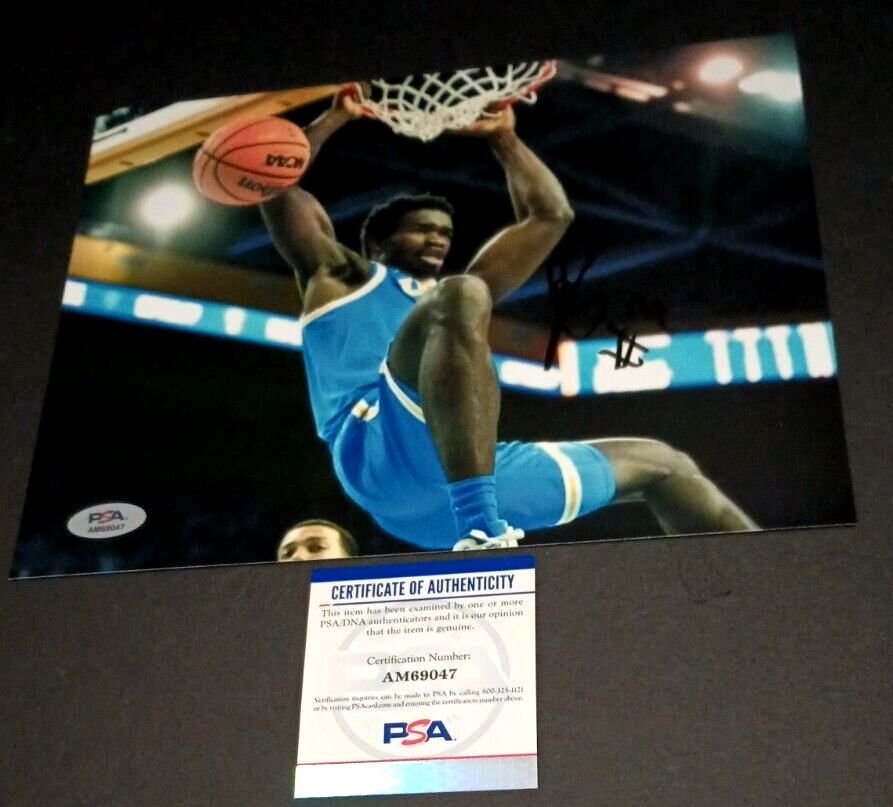 ADEM BONA UCLA Bruins SIGNED 8X10 Photo JSA COA 