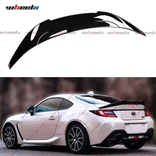 Gloss Black V Style Highkick Trunk Spoiler Wing For 22-25 Subaru Brz Toyota GR86