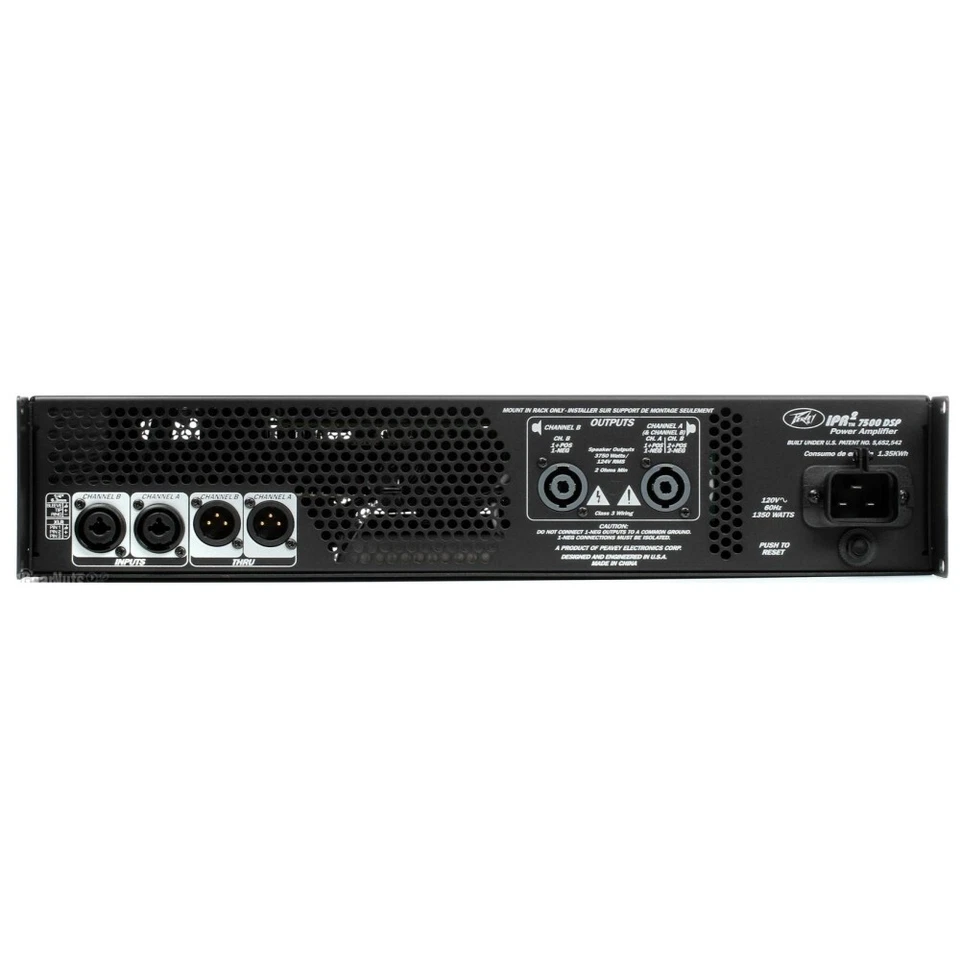 PEAVEY IPR2 7500 Lightweight Quality 3750w Rackmount Amplifier - Image 3 of 3