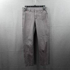 Old Navy Womens Pants 6 Taupe Gray Pixie Chino Minimalist Classic Norm Cleangirl