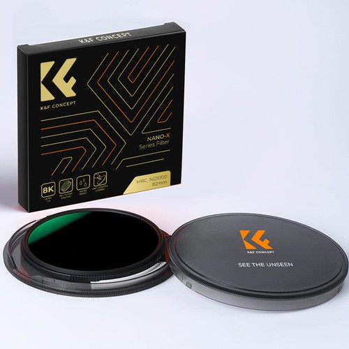 K&F Concept ND1000 lens Filter Neutral Density Multi-Coated NANO-X 37-112mm - Picture 120 of 144