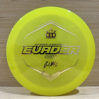 New Dynamic Discs Evader - Sockibomb | Lucid | Yellow w/Gold Stamp | 176g