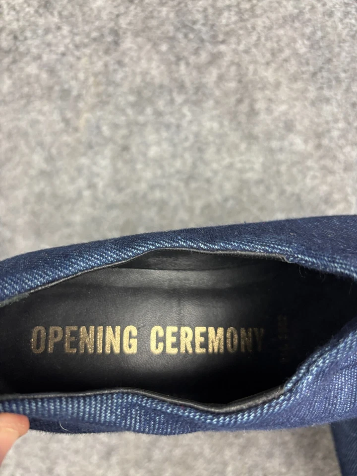 Церемония открытия Charley туфли женщин 35 синий джинсовой ткани Jean плоскостях без шнуровки - Изображение 4 из 4