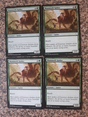 MTG - 4 x Mammutspinne - Dominaria