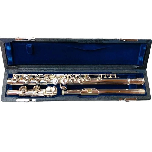 SANKYO Flute PRIMA ETUDE Ag925 Silver Head Operation confirmed w