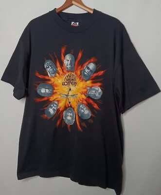 新品 W.C.W SHIRT PULLOVER / Yellow × Brown Vintage WCW T Shirt Men XL World Championchip Wrestling West