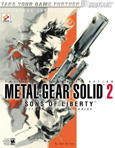 Metal Gear Solid 2: Sons of Liberty Guide Book PlayStation 2 PS2 + Poster - Picture 1 of 1