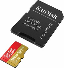 SanDisk Extreme 128GB 160MB/S MicroSDXC U3 NEW