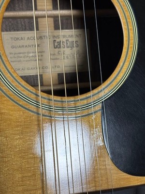 Cats Eyes CE-400 Acoustic Guitar Tokai Japan Vintage 1979 Solid