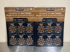 Clearance Hearing Aid Batteries Size 312, 2 Packs of 48 - 96 total Exp 8/2024