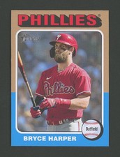 2024 Topps Heritage #405 Bryce Harper Missing Signature Variant