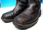 WOLVERINE 10765 BROWN SAFETY TOE WESTERN SQUARE TOE COWBOY BOOTS MENS 12 EW — photo 4