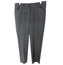 Women's Talbots Hampshire Ankle Dress Business Straight Pants med Gray Size 8