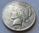 1934-D Peace Dollar - Semi Key Date