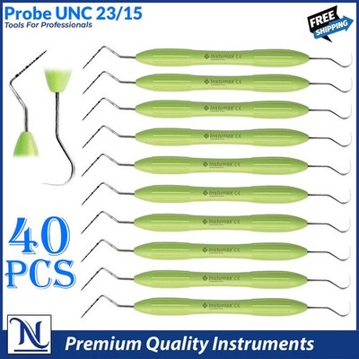 Dental Perio Explorer 23 Probe UNC 15 Color Marking Diagnostic Double Ended Tool
