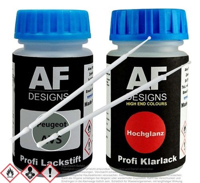 Für Peugeot AVS Vert Briere Lackstift Klarlack Lacktupfer Autolack Set