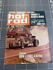 VINTAGE CAR MAGAZINE HOT ROD HOTROD MUSCLE CAR MOTOR RACING MANCAVE  1970s ART