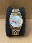 VTG 2001 Seiko Quartz Day Date 7N43-8111 Frito Lay Two Tone Gold Award Watch