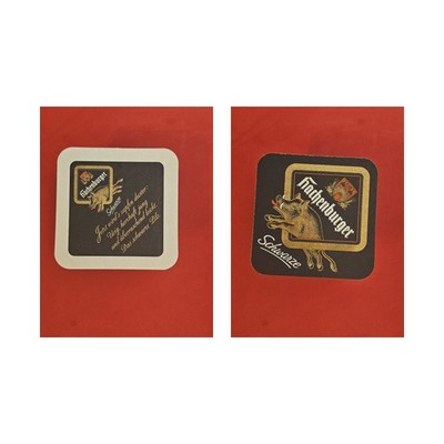 Hachenburger Schwarze Now it's gonna tap duster... brewery beer mat beer