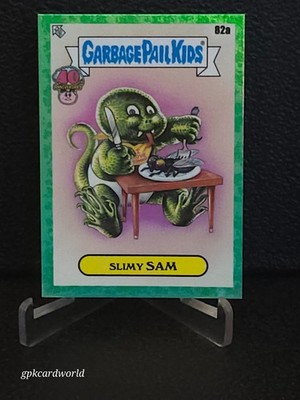 2025 TOPPS GARBAGE PAIL KIDS 40TH ANNIVERSARY SLIMY SAM BOOGER GREEN 82A