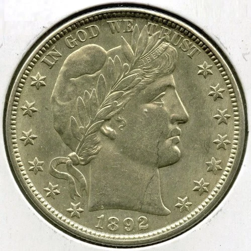 1892-O Barber Silver Half Dollar - New Orleans Mint - P665