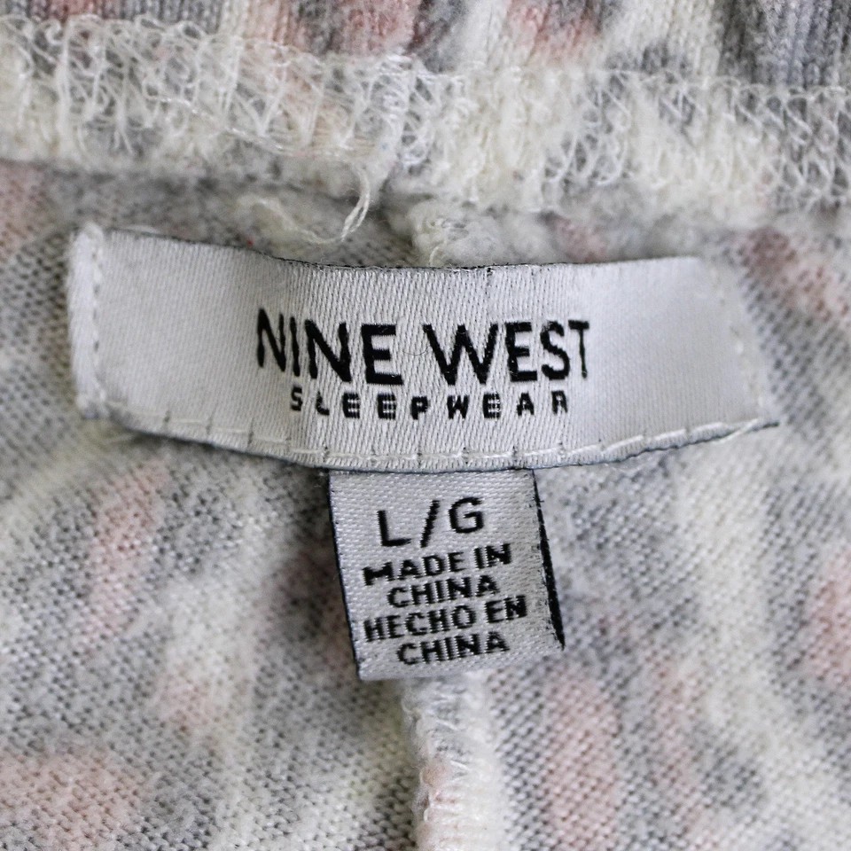 Nine West Mujer Guepardo Estampado Pijama Pantalones Talla Grande Cómodo Salón - Imagen 4 de 4