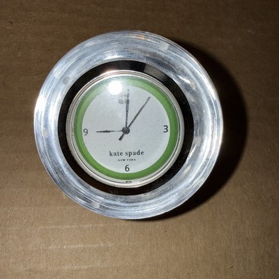 Kate Spade Lenox Crystal Clock Paperweight