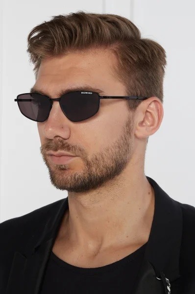 Balenciaga Women Sunglasses Black Grey Geometric BB0277S 001  display picture 1