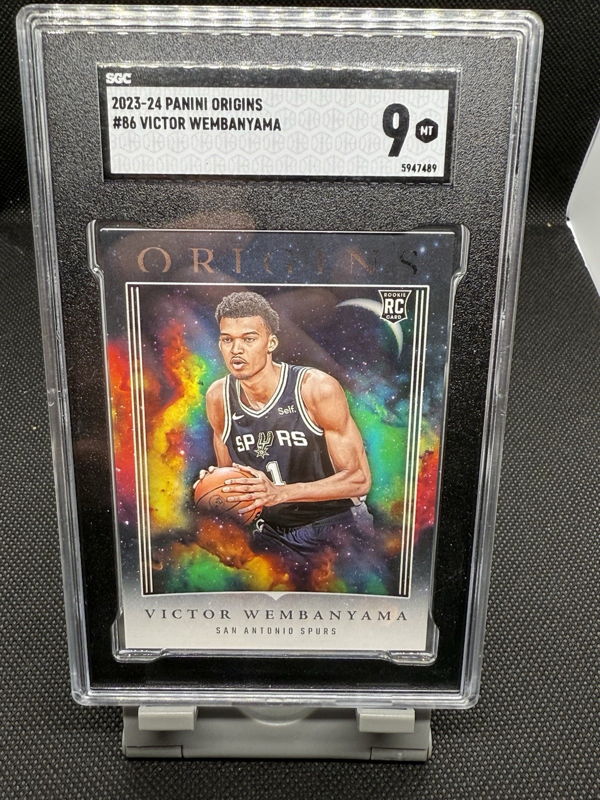 2023-24 Panini Origins - Variation Victor Wembanyama #86 (RC) SGC 9