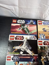 Lego Star Wars Instruction Manual Lot Of 13